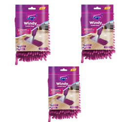 Parex Windy Duo Dust&Wipe (Islak Kuru Mop) Yedek Mop X 3 Adet - PAREX